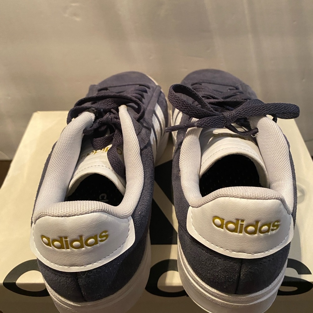 Adidas Grand Court Alpha Blue Casual Sneakers - Picture 9 of 10